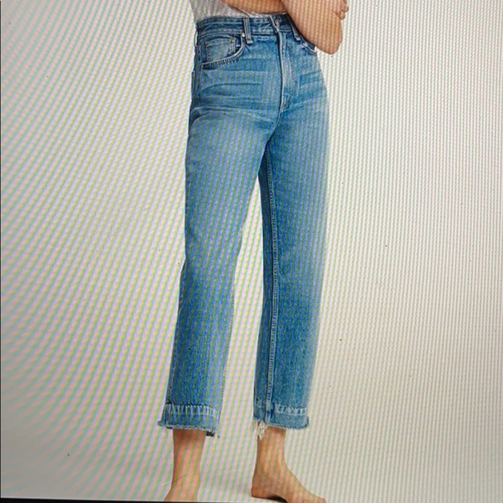 Rag & Bone Super High-Rise Straight Denim Jean